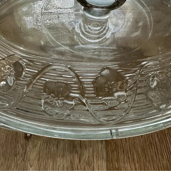 Anchor Hocking Avalon Oval Vintage Covered Casserole Dish - Picture 3 of 9